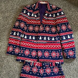 OPPOSuits Nordic Noel Men’s 36R Jacket. 36 Pant with 32” inseam